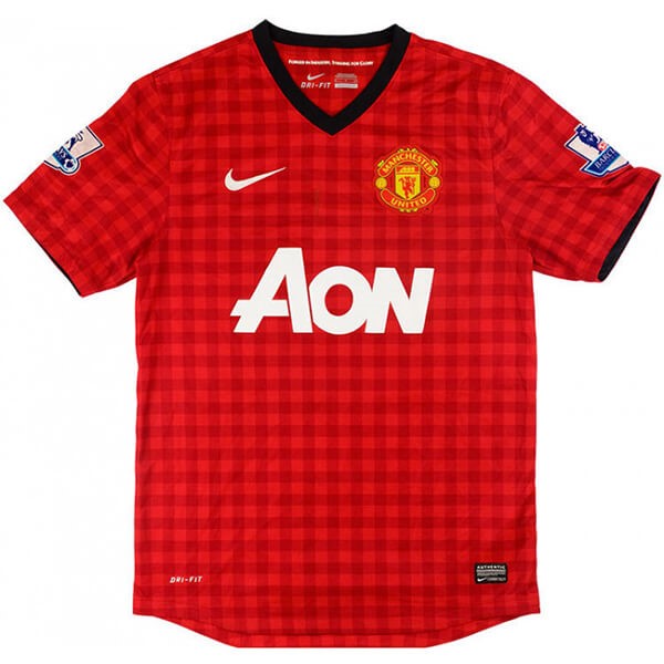 Tailandia Camiseta Manchester United 1ª Retro 2012 2013 Rojo